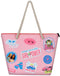 Karactermania - Barbie Trendy Malibu Strandtas met Rits - Boodschappentas