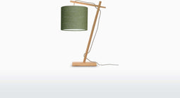 GOOD&MOJO Tafellamp Andes - Bamboe/Groen - 30x18x46cm - Scandinavisch,Bohemian