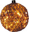 Anna Collection verlichte kerstbal glas - antiek goud -D15 cm- 15 leds