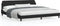 vidaXL - Bedframe - zonder - matras - 200x200 - cm - fluweel - zwart