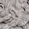 Coco & Cici - Tencel Sateen Hoeslaken Topper 180 x 200 x 5-8 cm - 2 Persoons Beddengoed - Lyocell - Elastiek Rondom - Taupe - Extra Zacht