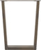 vidaXL - Eettafelpoten - 2 - st - V-vormig - 60x(72-73,3) - cm - staal - naturel