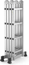 RMBO Multifunctionele Vouwladder 4x4 - 13 standen - Max. hoogte 464 cm - Max. belasting 150 kg EN 131.6