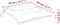 vidaXL - Stoelkussens - 4 - st - gestreept - 40x40x7 - cm - stof - wit - en - blauw