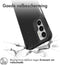 imoshion Hoesje Geschikt voor Samsung Galaxy A14 (5G) / A14 (4G) Hoesje Shockproof - imoshion Rugged Hybrid Carbon Case - Zwart
