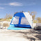 vidaXL - Strandtent - 3-persoons - waterdicht - snelontgrendeling - azuurblauw