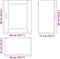 vidaXL - Keukenwandkasten - 2 - st - Porto - bewerkt - hout - artisanaal - eikenkleur