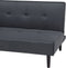 VISBY - Slaapbank 3-zits - Donkergrijs - Polyester