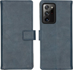 imoshion Hoesje Geschikt voor Samsung Galaxy Note 20 Ultra Hoesje Met Pasjeshouder - imoshion Luxe Bookcase - Donkerblauw