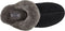 UGG W Scuffette II - Dames Sloffen - Suède/Wol - Zwart/Grijs - Maat 37