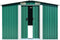 vidaXL - Tuinschuur - 257x779x181 - cm - gegalvaniseerd - staal - groen