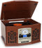 NR-620 stereo platenspeler MP3-opname bruin