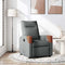 vidaXL Relaxfauteuil - Handmatige relaxfunctie - Donkergrijs