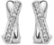 TI SENTO Dames Oorbellen - 925 zilver - Zirconia wit - 7667ZI