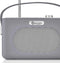Swan Draagbare Retro Radio DAB+ - Grijs - met Bluetooth