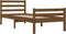 vidaXL - Bedframe - massief - hout - honingbruin - 75x190 - cm