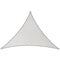 Livn Iseo - Schaduwdoek HDPE driehoek 3x2.5m - Wind- en waterdoorlatend - Wit