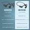 Audyn Rondo - Sport Oordopjes - Bone Conduction - Bluetooth - Open Ear - Grijs - 9 Uur Batterij