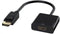Ewent EC1455 - Adapter DisplayPort naar HDMI 0,15 m - Zwart