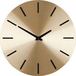 Mica Decorations Brixen Wandklok - Ø35,5 cm - Goud