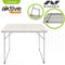 Aktive Folding Camping 80x60x70 Cm Tafel Wit