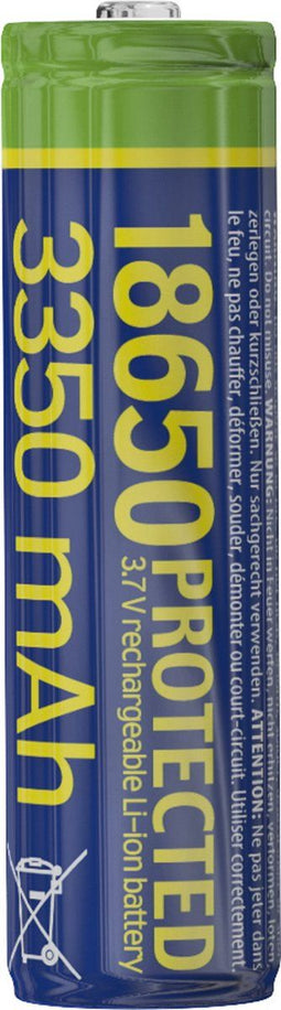 Gembird Lithium-ion 18650 batterij, beveiligd, 3350mAh