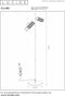 Lucide CLUBS - Vloerlamp - 2xGU10 - Draaibaar en kantelbaar - Wit