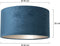 Steinhauer K1068ZS - Lampenkap - E27 fitting - Blauw ⌀40cm
