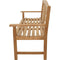 Teak Bank Sunburst 156cm - Buitenbank - Natuurlijk hout