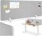 tectake® Bureauscherm Noisy - Scheidingswand met geluidsabsorberende PET-kern - 130 x 40 cm