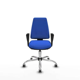Piqueras y Crespo BFN056G - Bureaustoel - Verstelbare hoogte 45-55 cm - Blauw