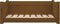 vidaXL - Hondenmand - 75,5x55,5x28 - cm - massief - grenenhout - honingbruin