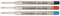 Schneider - Balpenvulling 7082 tbv rood medium | 10 stuks