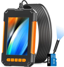 Strex Inspectiecamera 5M - 1080P HD - 4.3 inch LCD - IP67 Waterdicht - LED Verlichting - Endoscoop - 32GB microSD