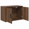 vidaXL - Garagewandkast - bewerkt - hout - bruin - eiken