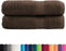 vidaXL - Badhanddoeken - SOLUND - 2 - st - 600 - g/m² - 100x150 - cm - bruin