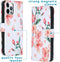 iMoshion Hoesje Geschikt voor iPhone 12 Pro / 12 Hoesje Met Pasjeshouder - iMoshion Design Softcase Bookcase - Wit / Roze / Blossom Watercolor