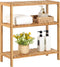 Songmics Badkamerrek Bamboe - Opbergrekje 3 Lagen 59x66x26 cm - Bruin