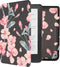 imoshion E-reader Hoesje - Geschikt voor Kobo Clara HD - Design Sleepcover Bookcase - Blossom Watercolor Black