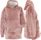 Unique Living Oversized Kids Hoodie Old Pink