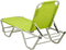 vidaXL - Ligbed - aluminium - en - textileen - groen