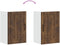 vidaXL - Keukenwandkast - Lucca - bewerkt - hout - gerookt - eikenkleurig