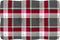 vidaXL - Palletkussens - 2 - st - ruitpatroon - stof - rood