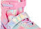 Aventuri Verstelbare Rolschaatsen - Met LED-lichtjes - Maat 27-30 (XS) - Voor Meisjes - Roze/Glitter