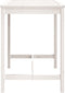 vidaXL Tuintafel 82,5x82,5x110 cm massief grenenhout wit