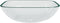 vidaXL - Wasbak - 42x42x14 - cm - glas - wit