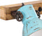 vidaXL Wandlamp 25 W E27 65x25 cm verweerd blauw