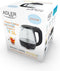 Adler AD 1224 - Elektrische waterkoker 1,5L 2000W - Automatische uitschakeling - Zwart