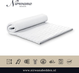 70x190 Topdekmatras - Topper HR50 - Koudschuim - 7 CM - Nirwana Bedden