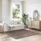 vidaXL - Shaggy - Tapijt - met - Latex - Achterkant - Bruin - 200x200 - cm